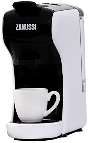 Zanussi - CKZ39 - Espressomaschine Kapseln, Pads und gemahlener Kaffee - 4-in-1 Multi-Systeme - Weiß (Espressomaschine)